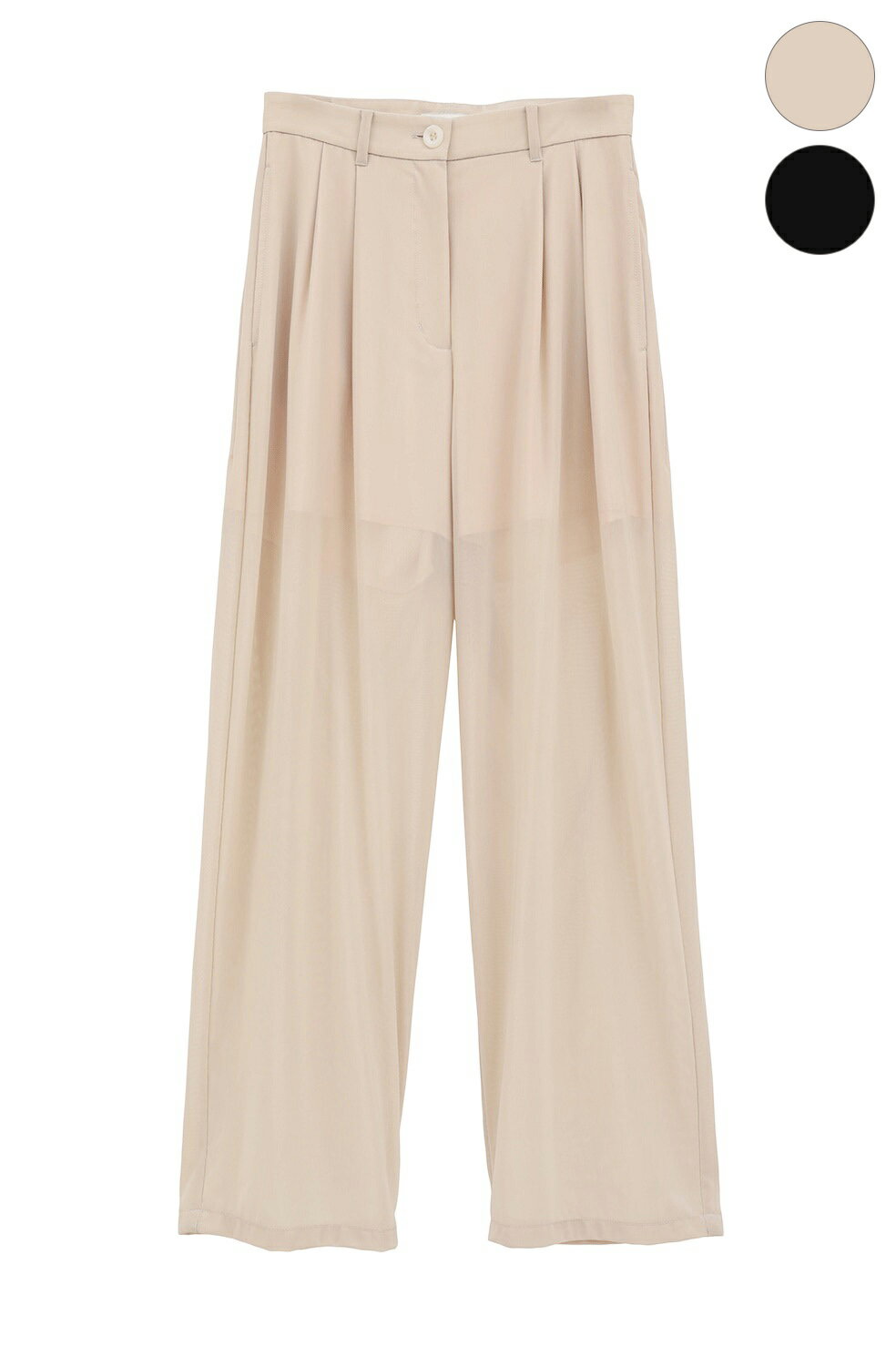 ��70%OFF������ô��ָ���ۡ�CLANE�å���͡�SHEER TUCK PANTS�����å��ѥ�ġ����������åȥ������֥�å��������ܥ꡼����ǥ����������ܷ�...