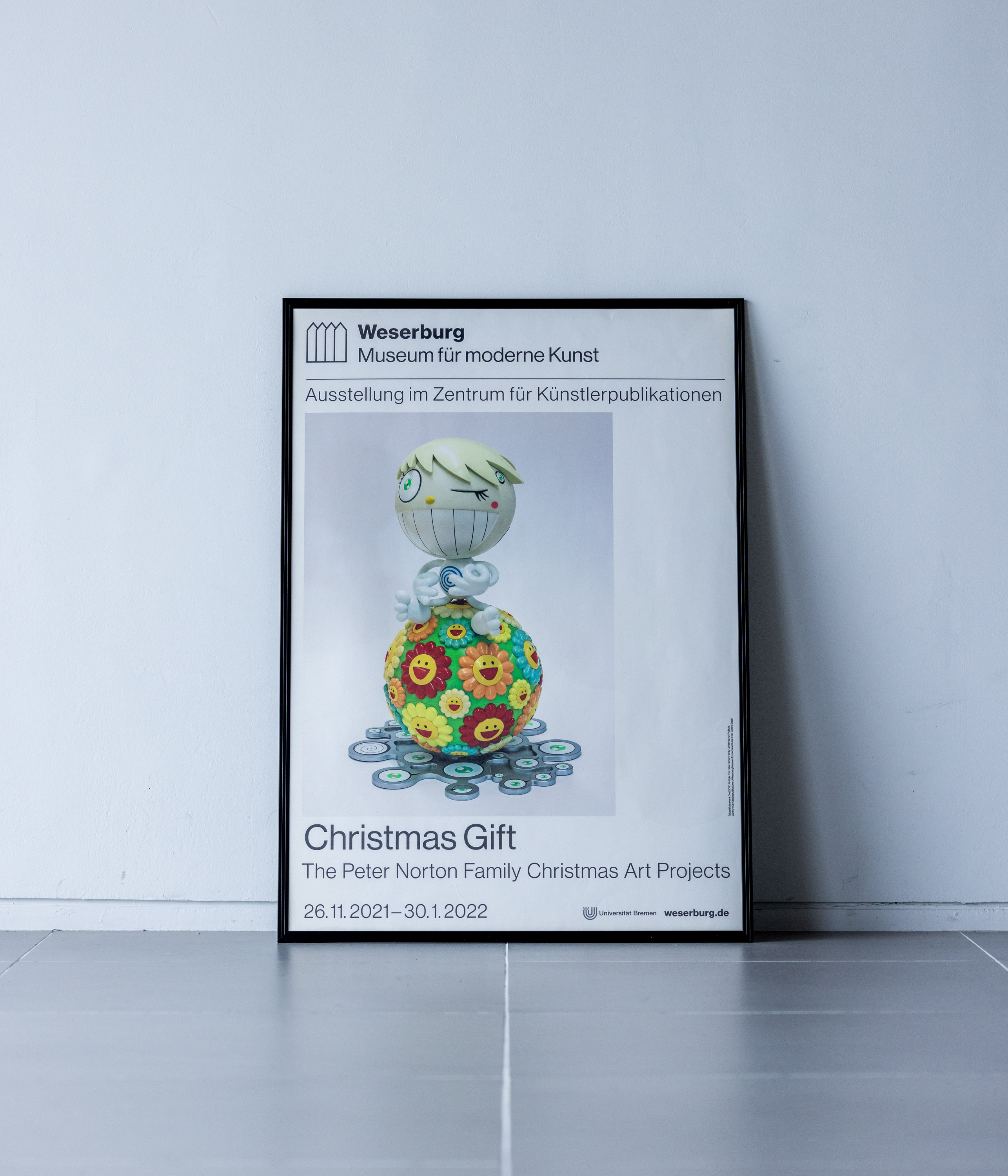 【アートポスター】現代美術家『村上隆』2021年ドイツ現代美術館制作ポスター インテリア ホーム雑貨 ルーム雑貨 ギフト プレゼント 贈り物【POSTER25】