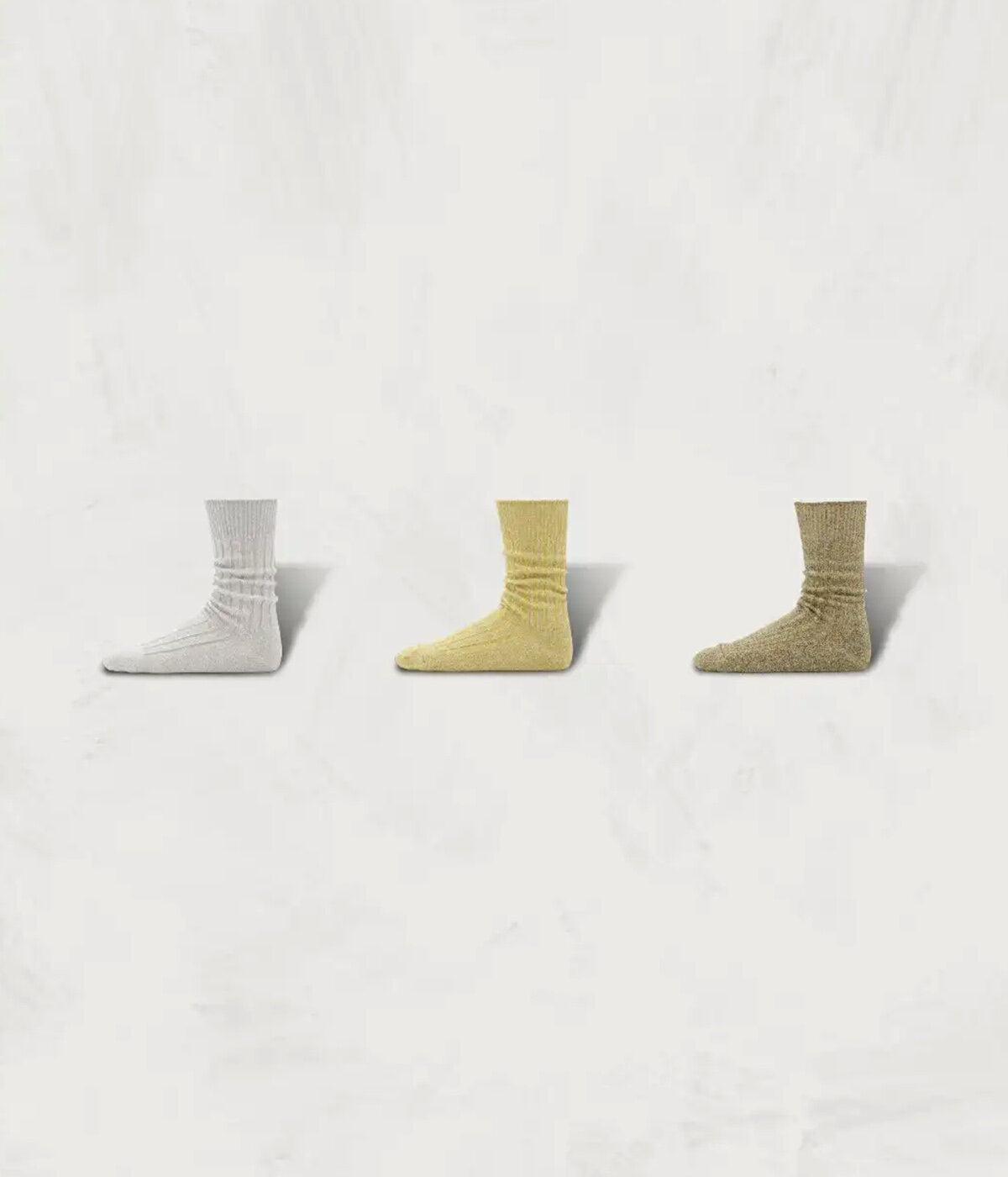 【SHOWATABE｜ショウワタベ】Glitter Ribbed Socks ラメ入り靴下 リブソックス レディースブライトシルバー ブライトゴールド アンティークゴールド 日本製【sw-25】