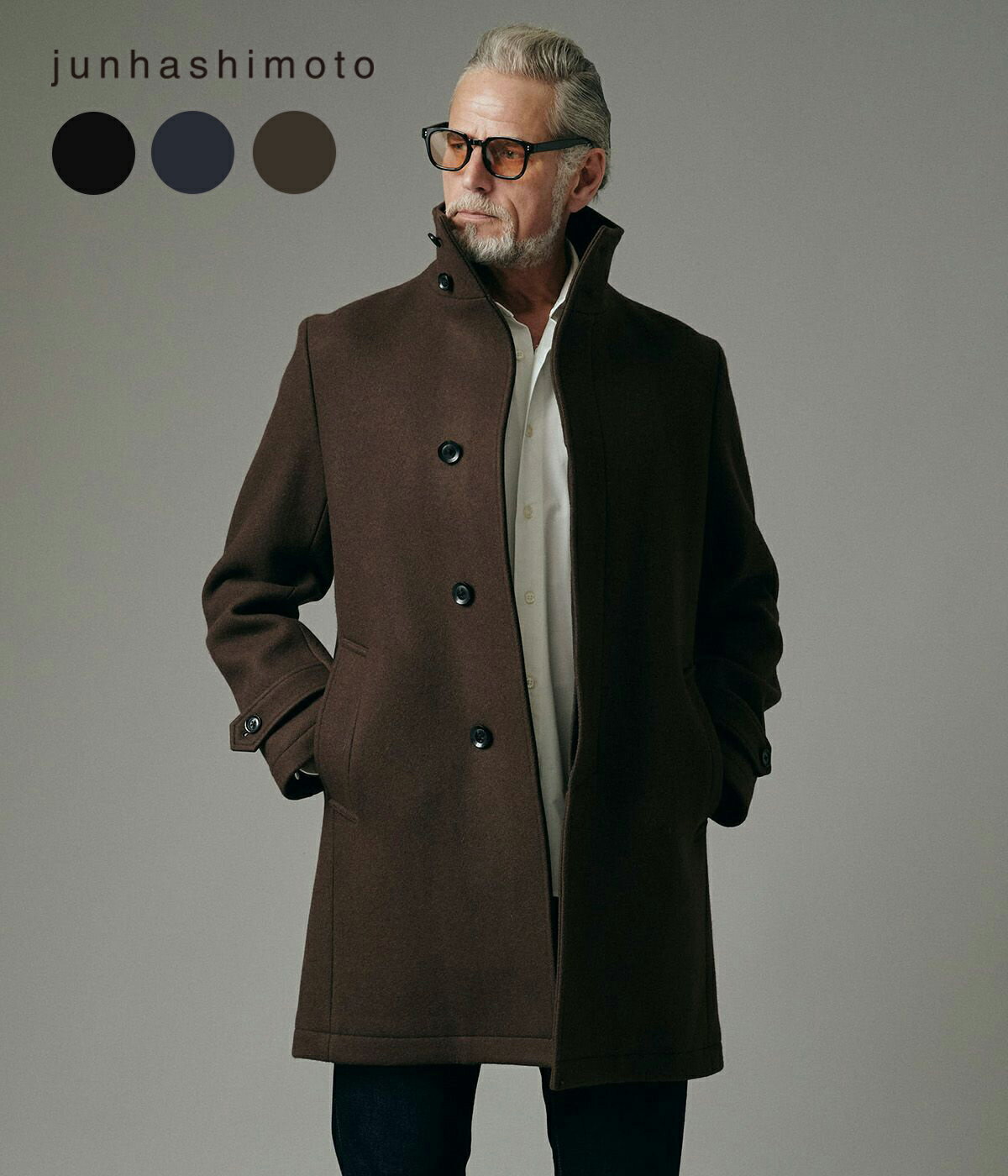 junhashimoto コート 楽天市場】junhashimoto（ジュンハシモト）Schott