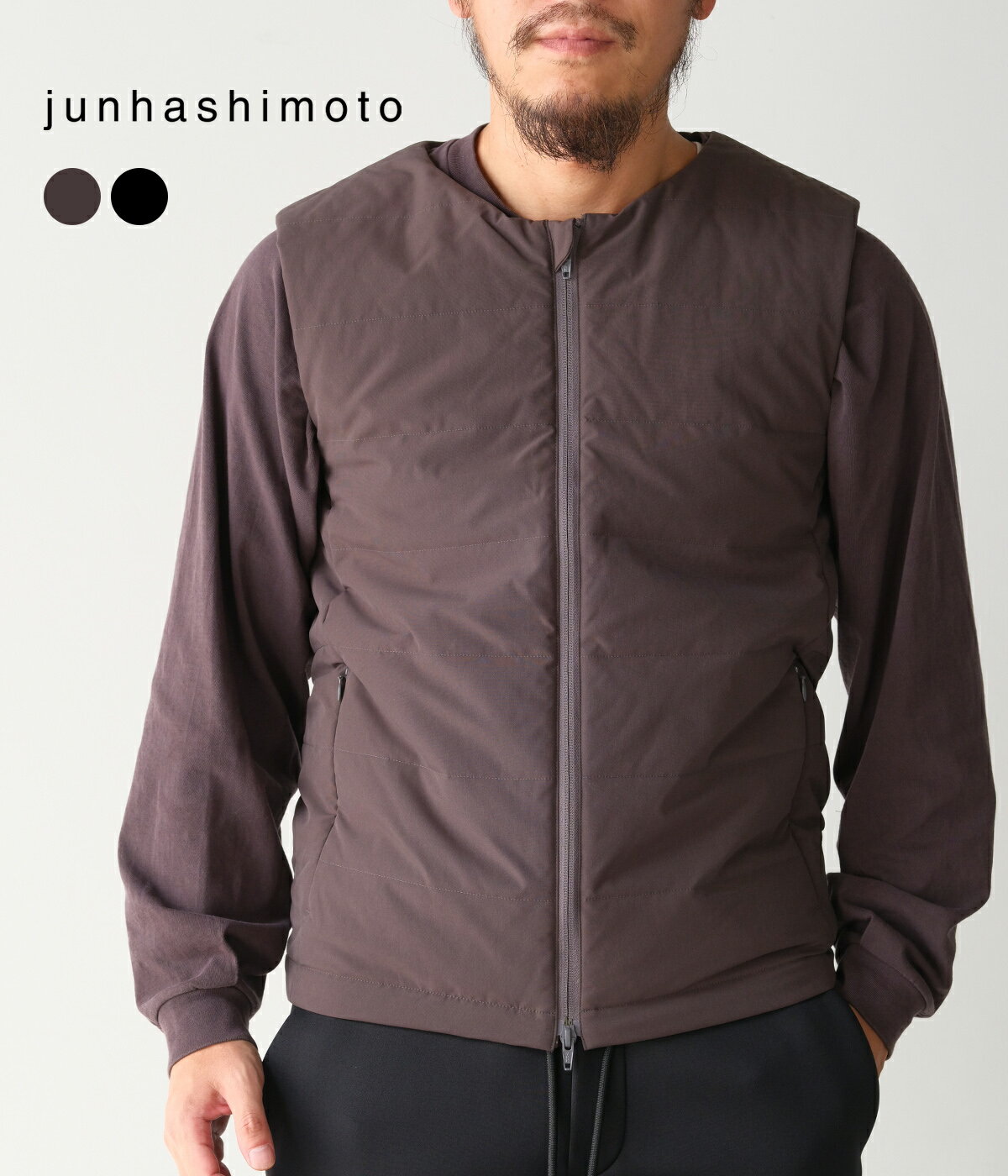 �������ۡ�junhashimoto|�����ϥ���ȡ�MID DOWN VEST �ߥåɥ�����٥��ȡ��֥�å������㥳���롡S��M��L��XL���ա������ߡ������ȥ�...