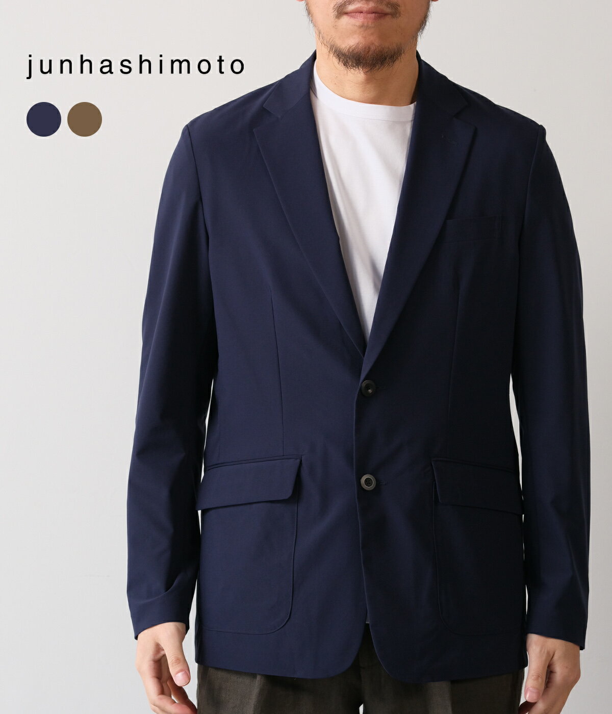 楽天市場】junhashimoto（カラーネイビー）（コート・ジャケット