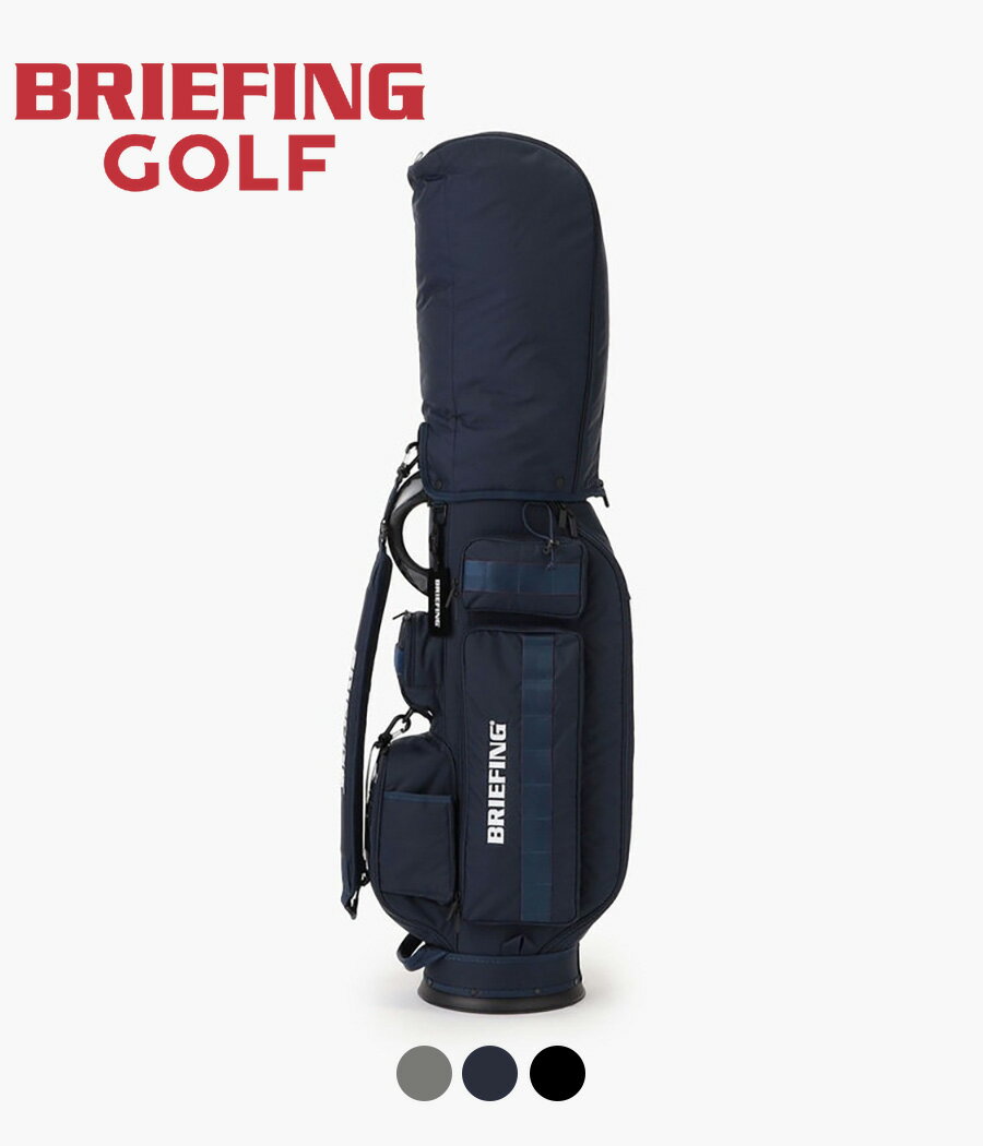 Other - 【取り寄せ】【BRIEFING GOLF｜ブリーフィングゴルフ】シーアールシックス CR-6 #03 ネイビー ブラック ライトグレー コーデュラナイロンマイクロドビーリップ 収納力 撥水 メンズ ゴルフバッグ キャディバッグ スタンドバッグ ラウンド【BRG251D01】