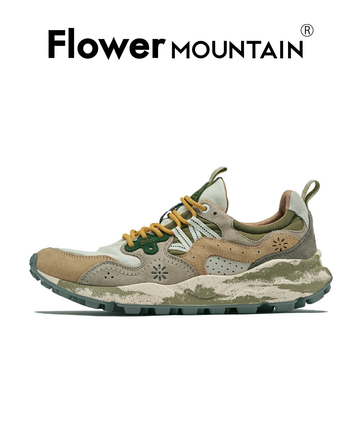 Other - 【Flower MOUNTAIN｜フラワーマウンテン】ヤマノスリー YAMANO3 サンド トープ ピッグスエード ナイロン EVA ラバー 快適 メンズ アウトドア 抗菌防臭ライニング 吸湿性コルクインソール【FM63832】