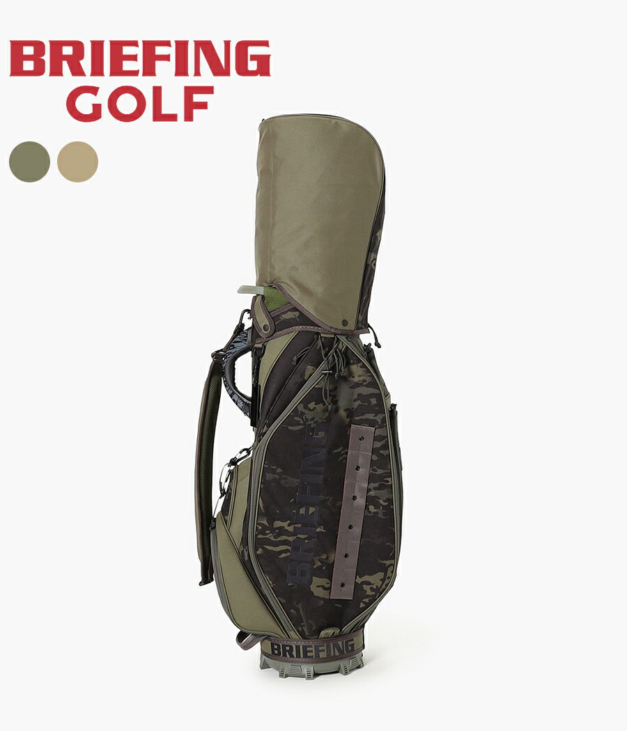 Candy Bag - 【BRIEFING GOLF｜ブリーフィングゴルフ】シーアールファイブナンバーゼロフォーカモコンビ CR-5 #04 CAMO COMBI ブラック グリーン タン ナイロン メンズ 実用性 耐久性 収納力 耐摩耗性 ゴルフ キャディバッグ【BRG261D11】