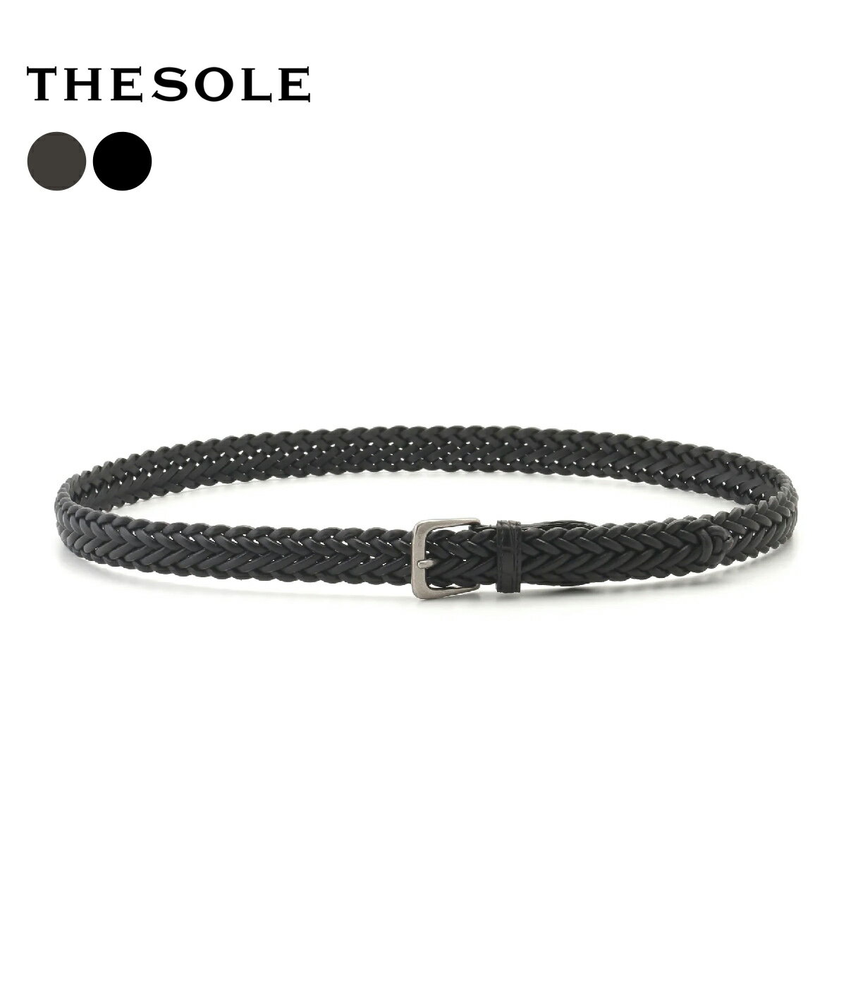 乐天商城 - 【取り寄せ】【THE SOLE｜ザソール】「西口修平氏 完全監修」メッシュカーフベルト ブラック ブラウン 日本製 メンズ 30代 40代 ドレス ビジネス カジュアル【NM-CF】