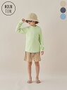 【MOUN TEN.｜マウンテン】board shorts　ショートパンツ　キッズ　子供服　短パン　ショーツ　チャコール　サンド　サックスブルー　撥水性　水陸両用　薄手　丈夫　ナイロン　シンプル　シームポケット付き　ウエストゴム　ドローコード　おしゃれ【22S-MP64-1152a】