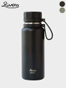 【RIVERS|リバーズ】バキュームフラスク スタウト2-500 水筒 軽量 保温性能 高保温力 一体型構造 シリコンストラップ ステンレス鋼 カーキ ブラック おしゃれ アウトドア キャンプ ハイキング 高機能【STOS】