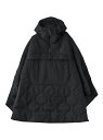 楽天FOCUS【50％OFF|期間限定セール】【LANTERN｜ランタン】HEATING PONCHO　ポンチョ　ブラック　ユニセックス　防寒　フード　止水ファスナー　防風　収納　キャンプ　アウトドア　サイクリング　ウォーキング　ヒーティングデバイス付き　温度調節【MMA-LAN-PO01】