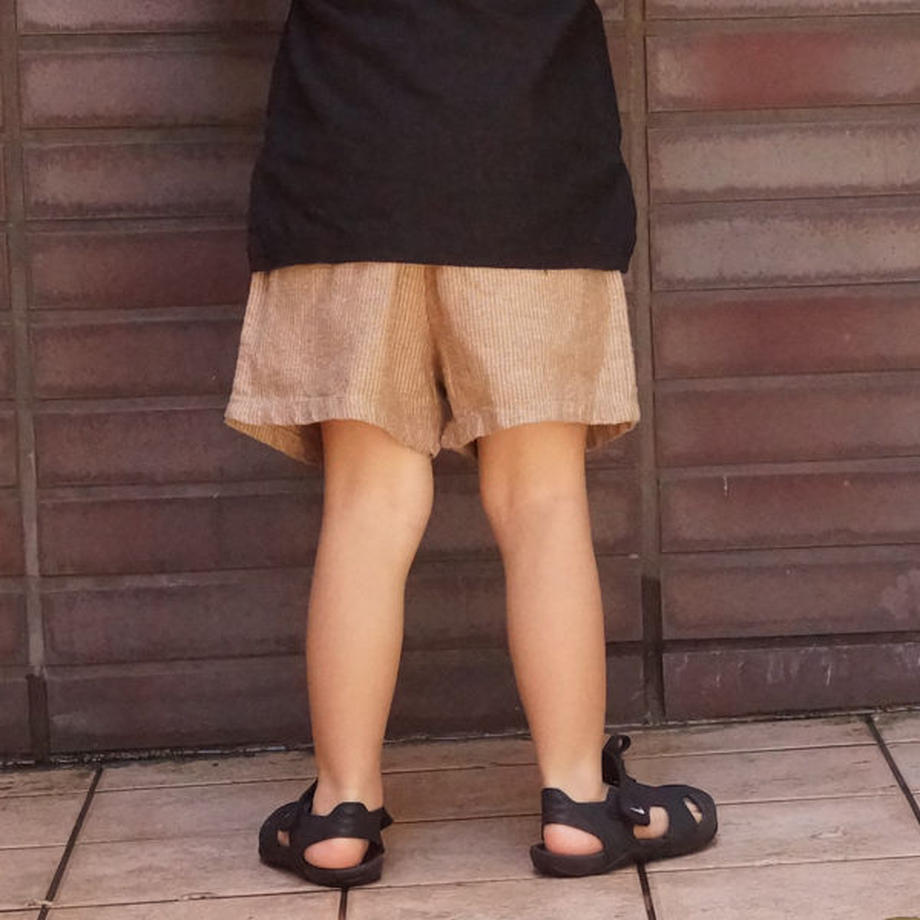 【FOCUS KIDS｜フォーカスキッズ】ドローストリング短パン　子供服　キッズウェア　ベージュ　グレー　ブラック　　パンツ　ボトムス　おしゃれ　韓国服　夏服【kidsshortpants1】 auc-focus-10007597 FOCUS サンプル画像3