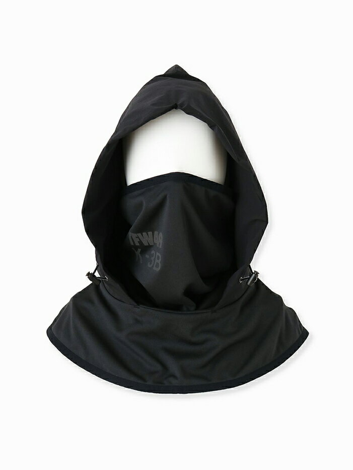 【TFW49|ティーエフダブリュー】NECK GAITER　ネックゲイター　メンズ　ブラック　4WAYストレッチ　伸縮　高機能ファブリック　快適　ランニング　ジム　フィット感　ロゴ　おしゃれなゴルフウェア　おしゃれなスポーツウェア【T132122005】