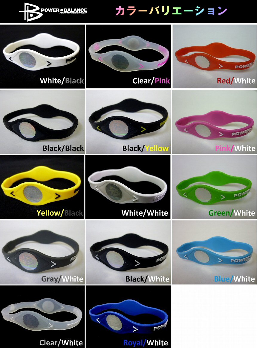 Power Balance Band Size Chart