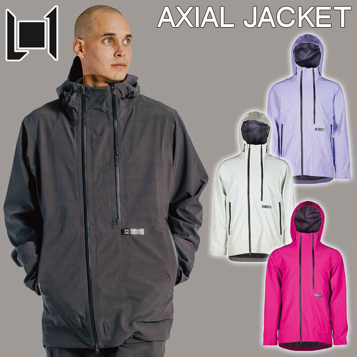 【6月4日～ 3個購入でP10倍】[旧品] [在庫限り] 22-23 L1 エルワン ウェア AXIAL JACKET アキシャル ジャケット ユニセックス メンズ レディース スノーボード【あす楽対応】