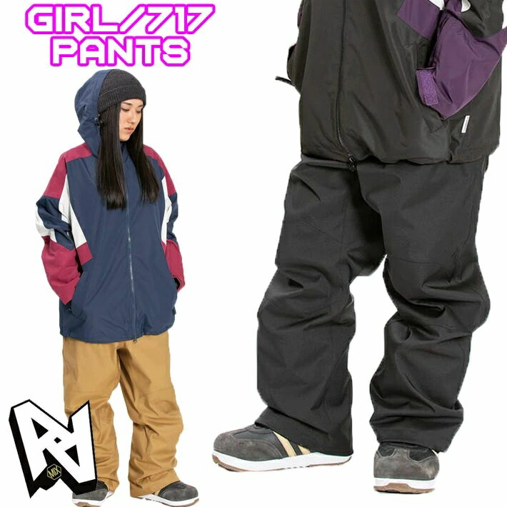 【6月4日～ 3個購入でP10倍】[在庫限り] 22-23 AA hardwear GIRL 717 PANTS ダブルエー ウェア レディース パンツ スノーボード スノーウェア【あす楽対応】