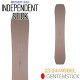 [ラスト1本] 23-24 GENTEMSTICK INDEPENDENTSTICK 157.5cm ゲンテンスティック インデペンデントスティック スノーボード パウダーボード ショ...