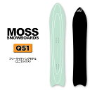 ラスト1本 即出荷 23-24 MOSS モス Q51 キューゴーイチ スノーボード 151cm キューシリーズ パウダーボード スノボ 廣田 鉄平 監修 TEPPEI HIROTA スノボ 板 送料無料 日本正規品