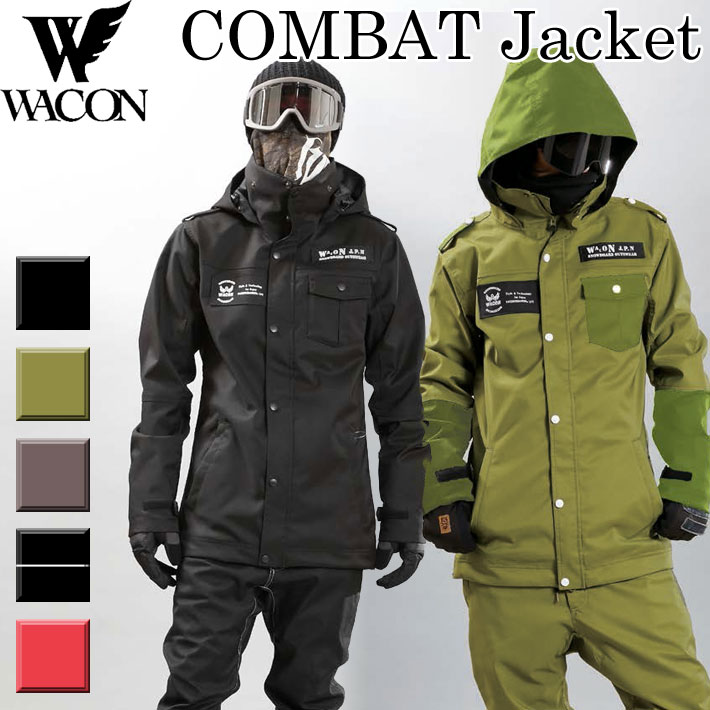 [早期予約受付中] 23-24 WACON ワコン COMBAT JACKET スノーボードウェア メンズ コンバット ジャケット スノボジャケット ウェア