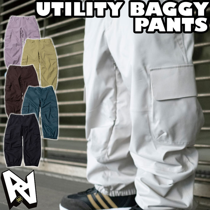 23-24 AA HARDWEAR ダブルエー ハードウェア ウェア パンツ スノーボード UTILITY BAGGY PANTS ウエア ユニセックス ユーティリティ バギーパンツ スノーウェア 日本正規品