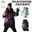 [即出荷] 23-24 MARQLEEN PLATINUM JACKET MQ04001 マークリーン スノーボードウェア プラチナム ジャケット ユニセックス [821／425]【あす楽対応】