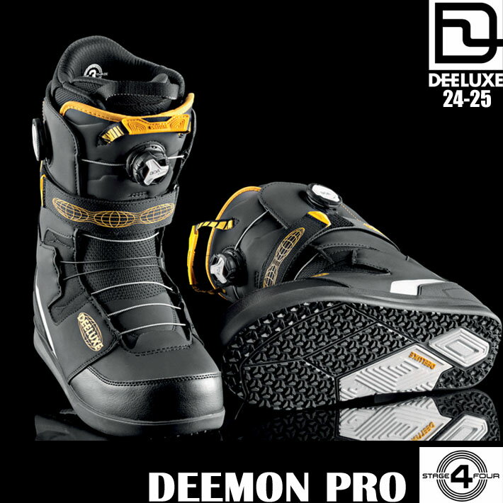 [ͽ] 24-25 DEELUXE ǥå Ρܡɥ֡ DEEMON PRO S4 BOA ⥤ʡ Ǯ ǥ ץ ܥ ˥å  ȥ ե꡼饤ǥ 