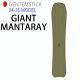 [早期予約] 24-25 ゲンテンスティック GENTEMSTICK GIANT MANTARAY 159cm ジャイアント マンタレイ スノーボード パウダーボード ショートキャンバ...