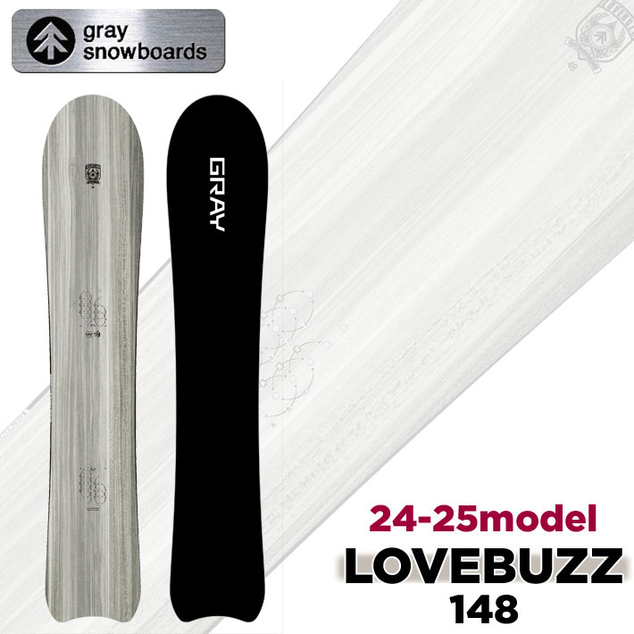 4 2Ĥ5ܡ3Ĺ10ܡ[ͽ] 24-25 GRAY SNOWBOARDS 쥤 Lovebuzz 48 Х ֥Х 148cm ѥܡ ǥ Ρܡ  2024 2025