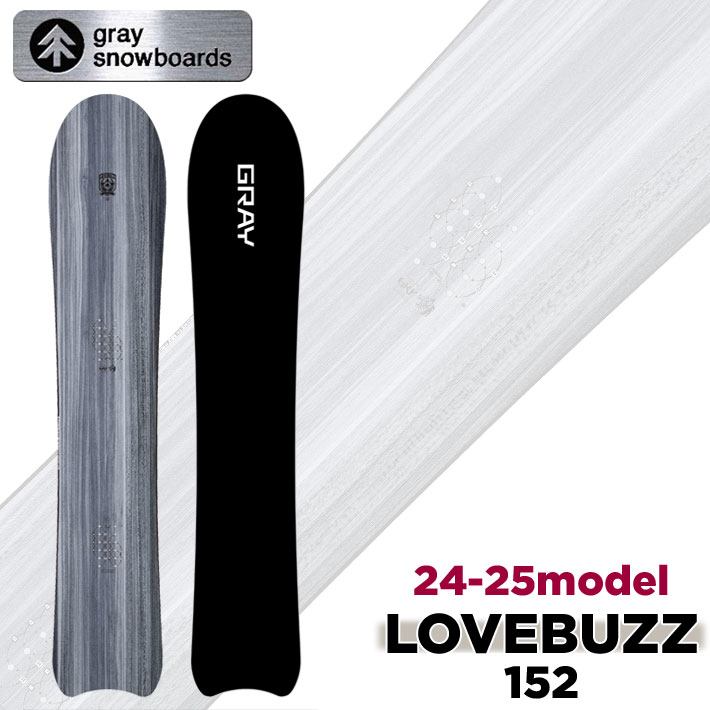 4 2Ĥ5ܡ3Ĺ10ܡ[ͽ] 24-25 GRAY SNOWBOARDS 쥤 Lovebuzz 52 Х ֥Х 152cm ѥܡ  Ρܡ  2024 2025