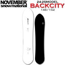 [\t] 24-25 NOVEMBER BACKCITY mxo[ obNVeB[ 148cm 152cm m[xo[ pE_[ I[}Ee fB[X jZbNX Xm[{[h pE_[  2024 2025 {Ki