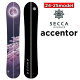 [T] 24-25 Secca Xm[{[h Accentor ANZ^[ 151cm ZbJ Xؗzqvf[X pE_[ fB[X Xm[{[h  2024 202...