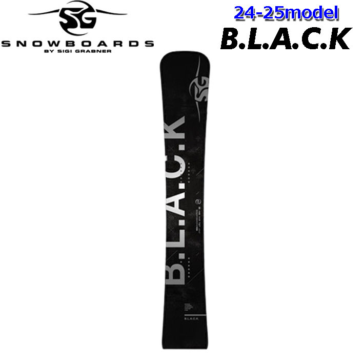  24-25 エスジー スノーボード SG SNOWBOARDS B.L.A.C.K BLACK 169cm ブラック アルペンボード アルパイン 2024 2025 板 スノボ