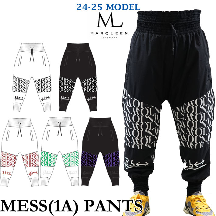 [予約] 24-25 MARQLEEN MESS(1A) PANTS MQ05508 マークリーン スノーボードウェア メス ワンエー パンツ ユニセックス [005／995／105／405／805] その1