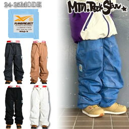 [予約] 24-25 PLAN B PROJECT プランビー プロジェクト [PAINTER PANTS] ペインター パンツ マウンテンロックスター Mtn. Rock Star マンロク ウエア ユニセックス スノーボード スノーウェア 日本正規品