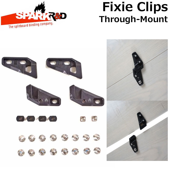 25-26 SPARK R＆D スパーク FIXIE CLIPS Throgh-Mount Type [1] フィクシークリップ スルーマウント タ..