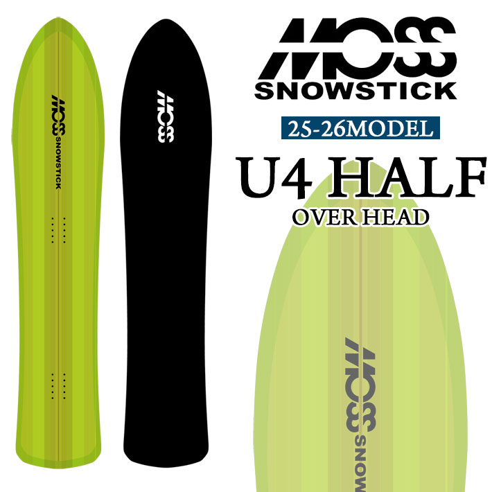 25-26 MOSS SNOWSTICK U4 HALF OVER HEAD X Xm[XeBbN 154cm POWDER pE_[{[h  Xm[{[h Xm{  {...