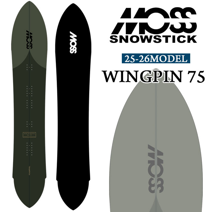 [\] 25-26 MOSS SNOWSTICK WING-PIN75 X Xm[XeBbN 175cm POWDER pE_[{[h Xm[{[h Xm{   {...