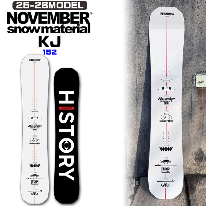 [\񏤕i] 25-26 mxo[ Xm[{[h NOVEMBER KJ P[WF[ 152cm DOGGY VOl`[ WOW m[xo[  2025 2026 {Ki