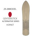 25-26 GENTEMSTICK HORNET 148.7cm ゲンテンスティック ホーネット スノーボード パウダーボード アクセルキャンバー 板 2025...