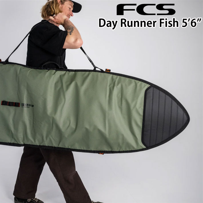 26 FCS サーフボードケース Fish 5’6” フィッシュ用 DAY RUNNER デイランナー ハードケース サーフトリップ サーフィン ケース【即】