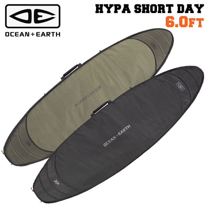 【11日まで2個購入で5倍・3個購入で10倍】 OCEAN＆EARTH サーフボードケース ハードケース トラベルケース HYPA SHORT DAY COVER [6'0] オーシャンアンドアース [サーフトリップ特集]