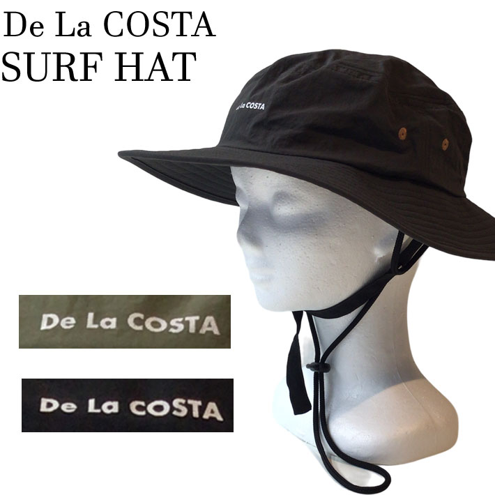  2023 De La Costa デラコスタ Surf Hat UVハット アウトドア フィッシング SUP フェス サーフハット 