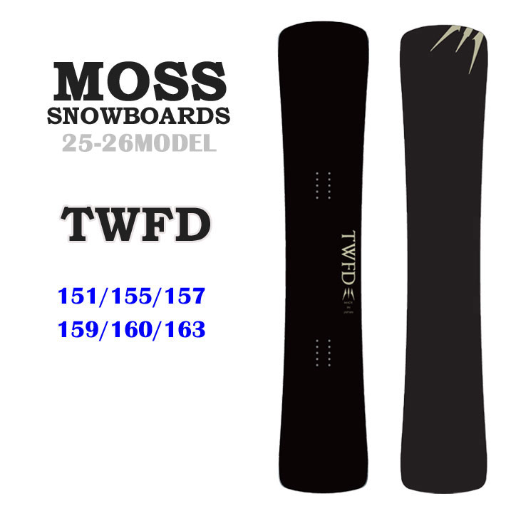 [\񏤕i] 25-26 MOSS Xm[{[h TWFD 151cm 155cm 157cm 159cm 160cm 163cm X cCX^[t[_ n}[wbh J[r...