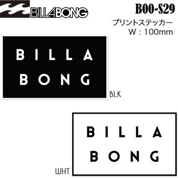 Billabong ビラボン プリントシールステッカー boos29 幅100mm サーフステッカー アウトドアステッカー 【あす楽対応】