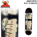 TOY MACHINE gC}V[ XP[g{[h Rv[g NEW FISTS (8.0 x 31.84) [TM-107] i XP{[ SKATE BOARD COMPLETEyyΉz