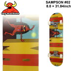 TOY MACHINE トイマシーン スケートボード コンプリート SAMPSON #02 (8.0 x 31.84) [TM-108] 完成品 スケボー SKATE BOARD COMPLETE【あす楽対応】