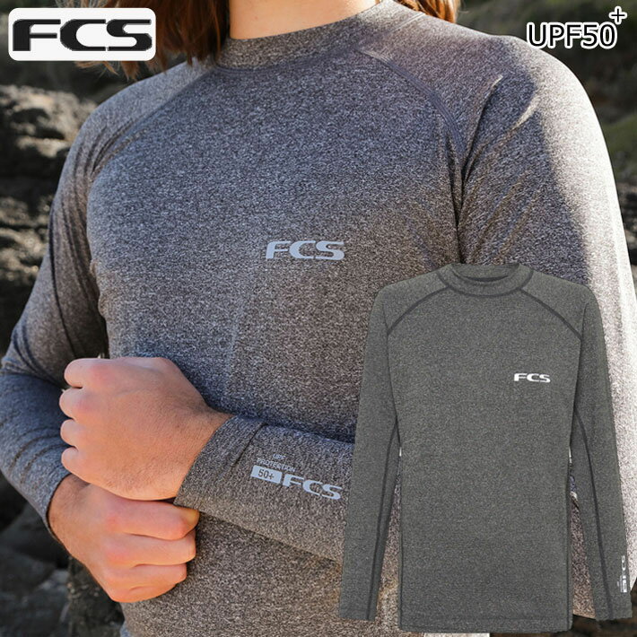 [メール便発送商品] 25 メンズ 長袖 ラッシュガード FCS LONG SLEEVE RASH VEST UPF50+ 紫外線 UVカッ..