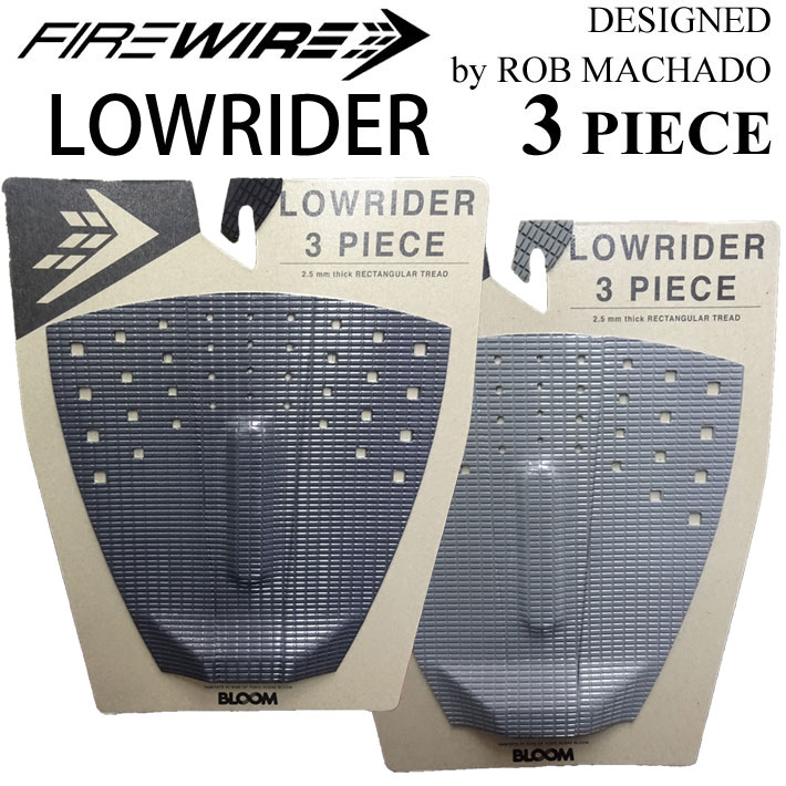 デッキパッド FIREWIRE ファイヤーワイヤー LOWRIDER ローライダー 3ピース トラクション Rob Machado ロブマチャド デザイン ショートボード サーフボード【あす楽対応】