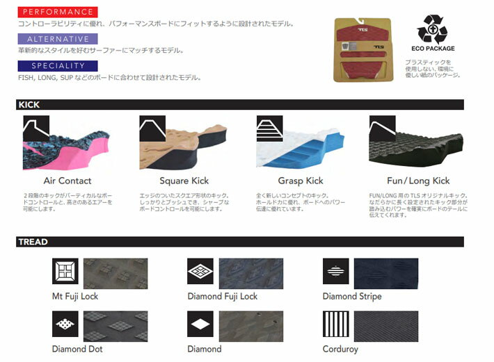 26 ツールス サーフィン デッキパッド TOOLS CONTROLLER コントローラー 3ピース ...