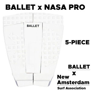 【4日〜2個購入で5倍・3個購入で10倍】 デッキパッド BALLET x NASA PRO 5ピース BALLET x New Amsterdam バレー ニューアムステルダムトラクションパッド デッキパッチ デッキパット サーフィン【即】