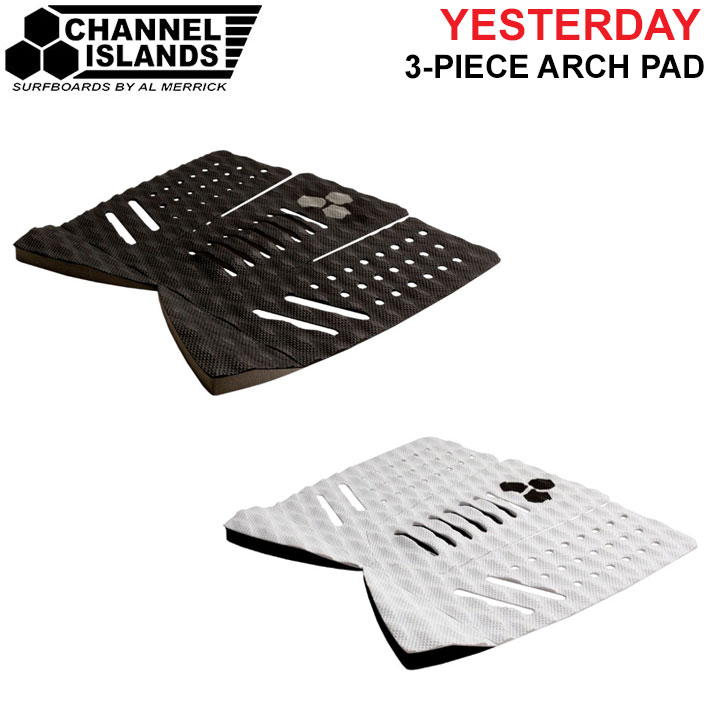 2026 Surfing Deck Pad Channel Islands Al Merrick YESTERDAY 3-Piece ARCH TAIL PAD Channel Islands Al Merrick Traction Pad Deck Patch Genuine Japanese Product [Immediate Delivery]