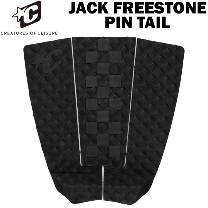 2025 クリエイチャー デッキパッド CREATURES JACK FREESTONE PIN TAIL ジャック フリーストーン 3ピース サーフィン デッキパッチ トラクション【即】